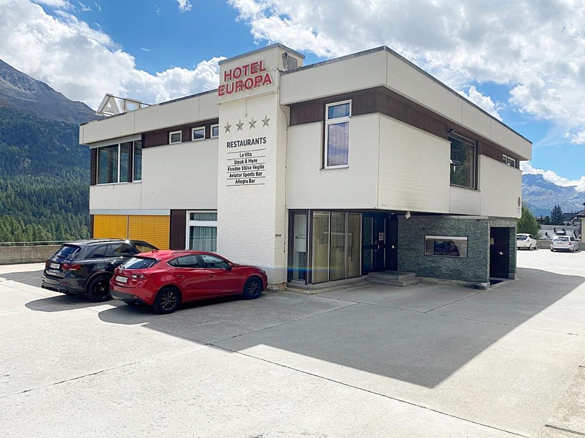 דירות סנט מוריץ 42M2 Alpenschick Mit Balkon, Ausblick, Pool - E405 מראה חיצוני תמונה
