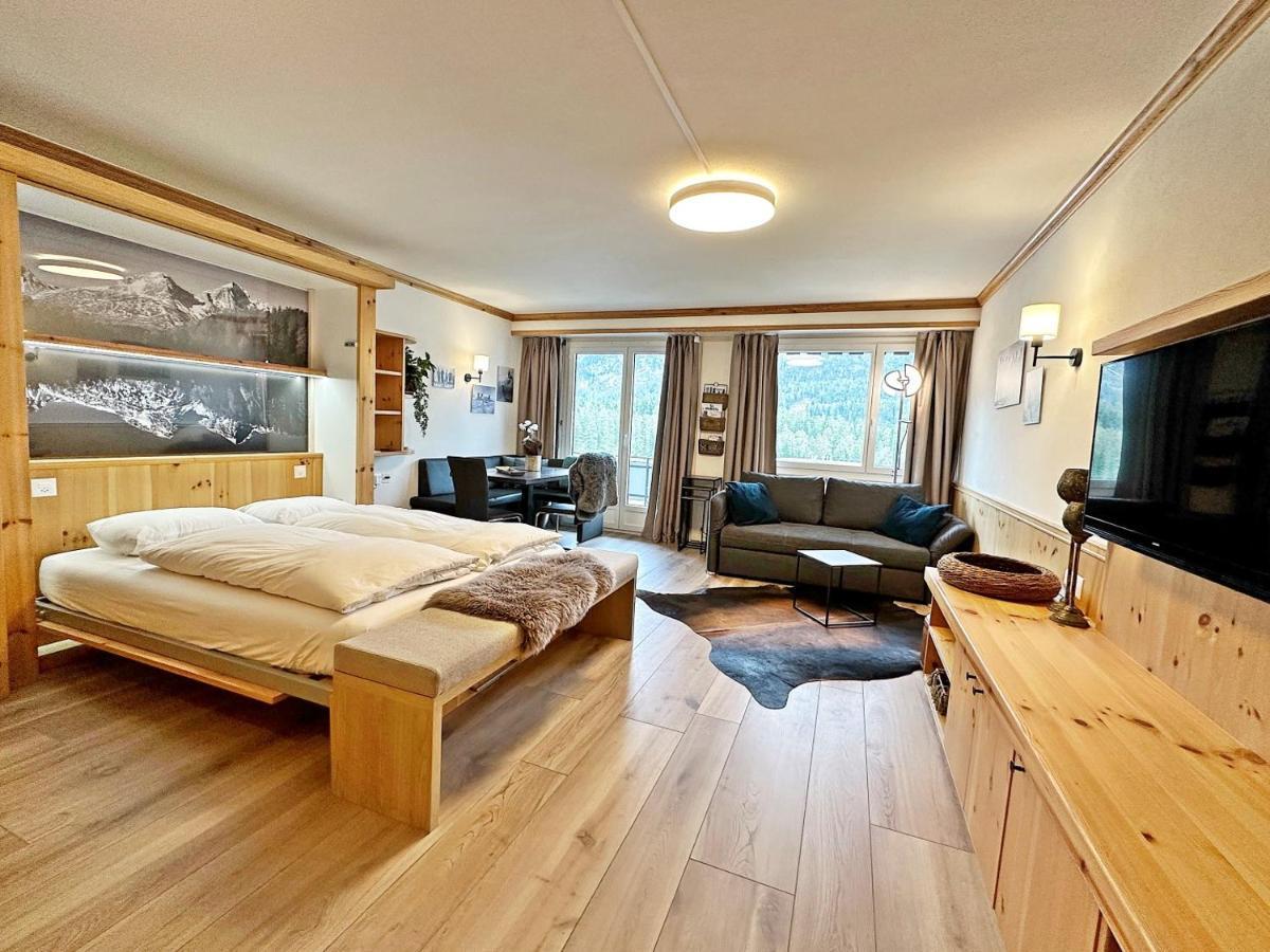דירות סנט מוריץ 42M2 Alpenschick Mit Balkon, Ausblick, Pool - E405 מראה חיצוני תמונה